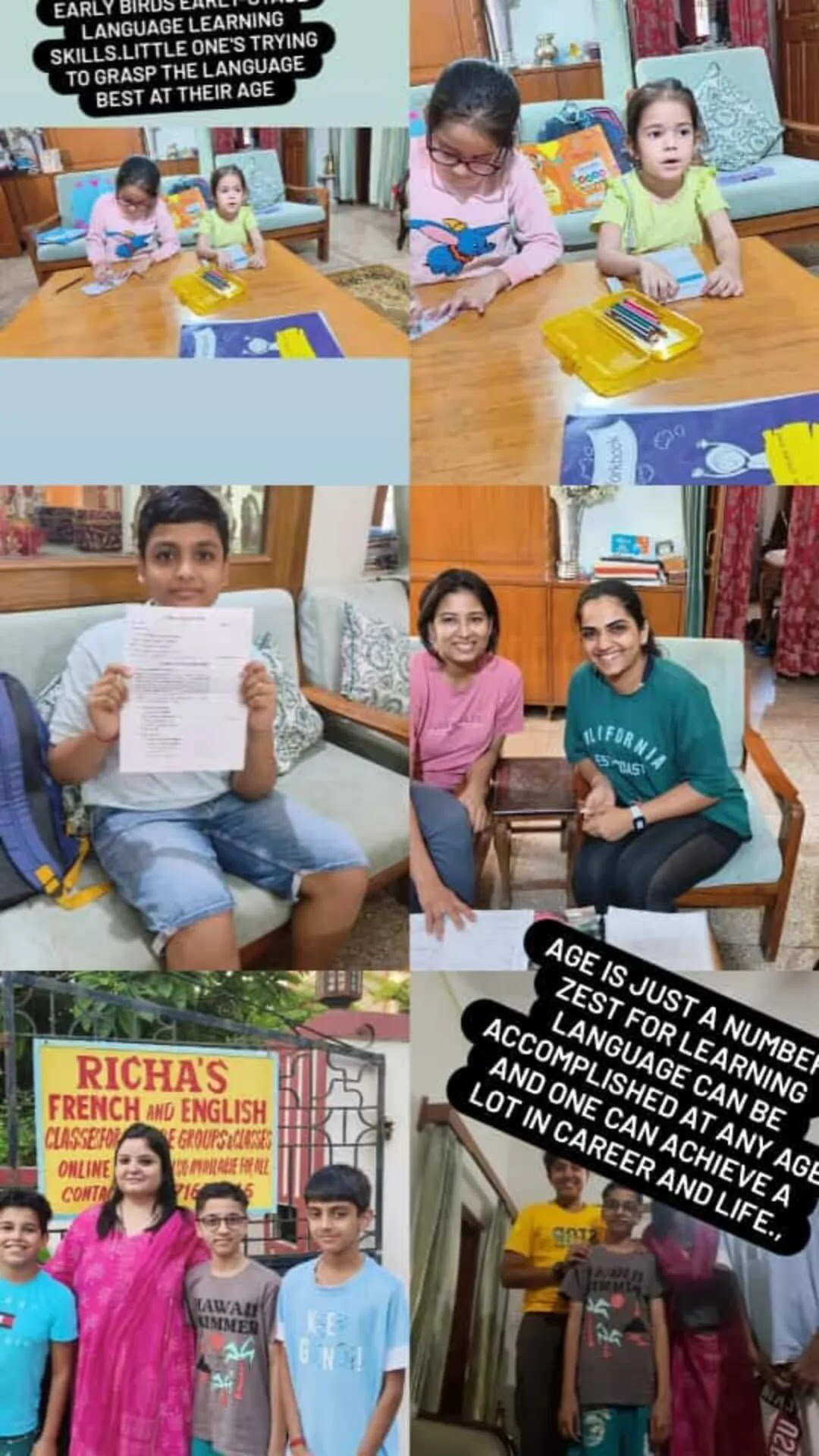 Richa's French Classes classroom